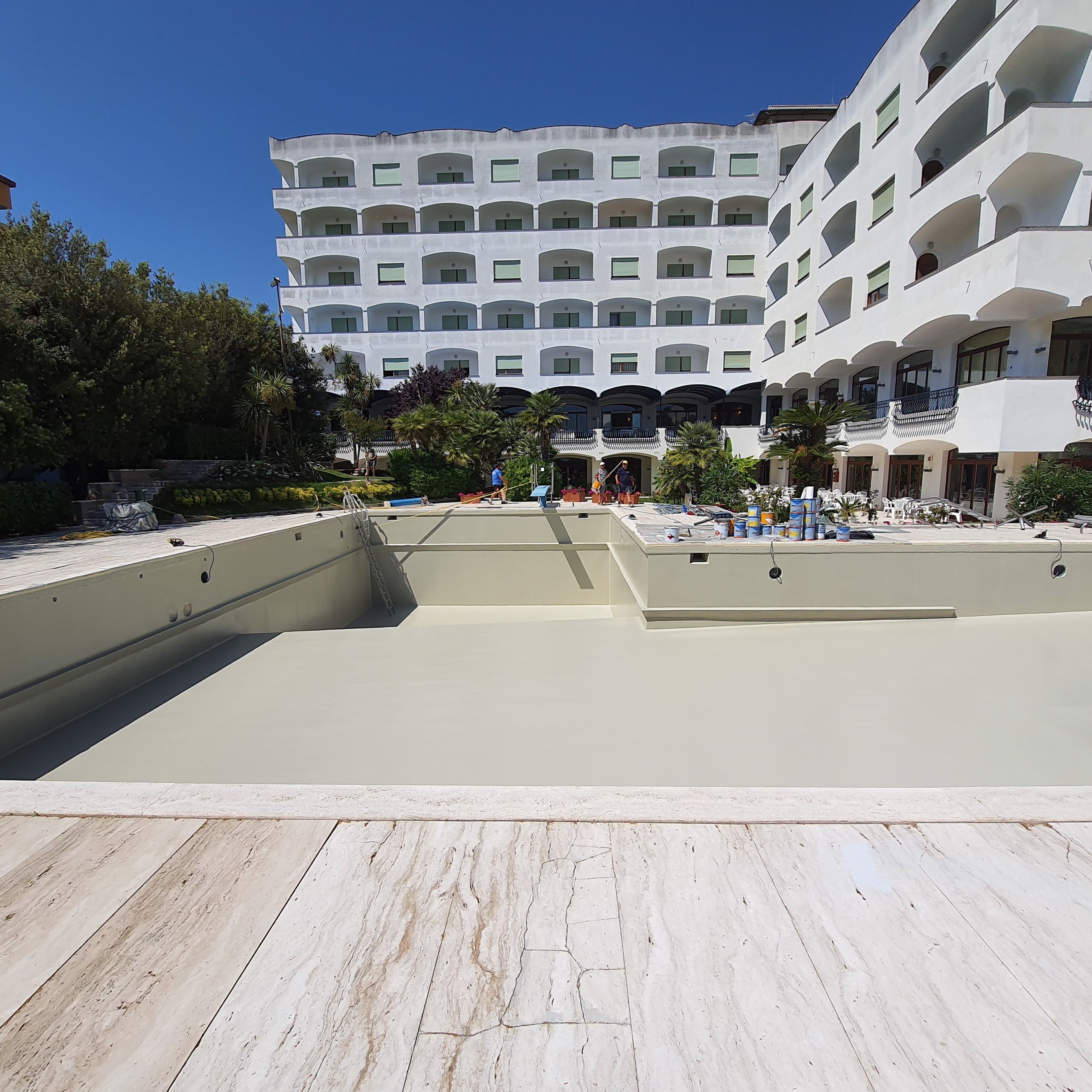 Impermeabilizzazione piscina - Dopo