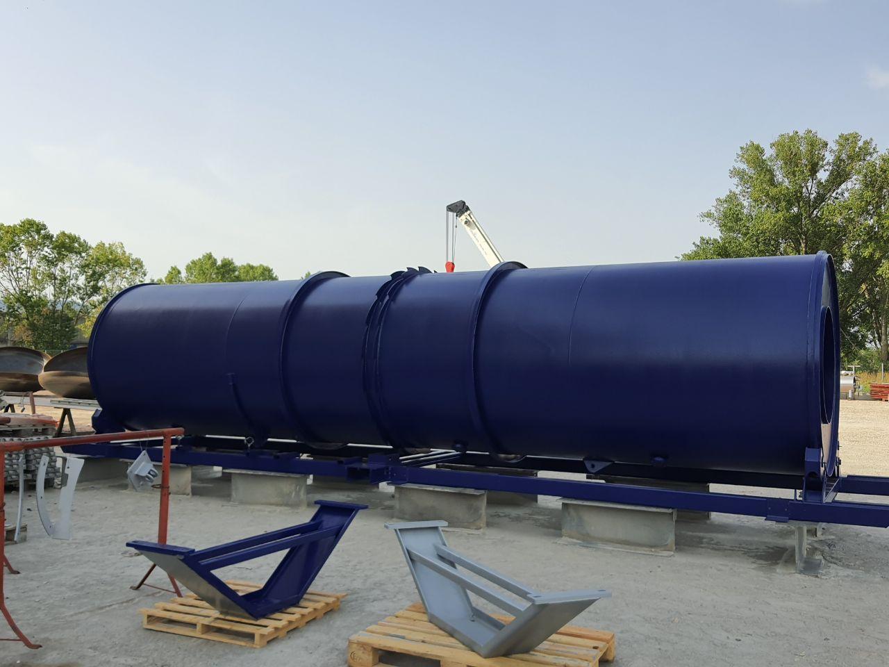 External tank sandblasting - After